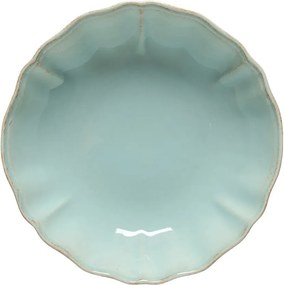 Bol de servire albastru-turcoaz din gresie ø 23 cm Alentejo – Costa Nova