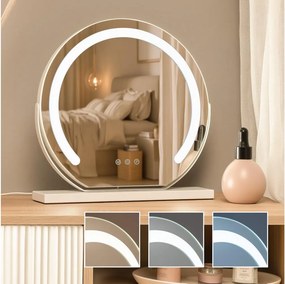 BRILAGI - LED oglindă de machiaj reglabilă CALIFORNIA LED/14W/230V 41x40 cm albă