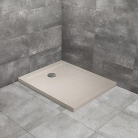 Cadita dus dreptunghiulara Radaway Doros F Stone 100x70 cm acril casmir