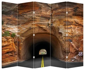 Paravan - Tunel în stâncă (210x170 cm)