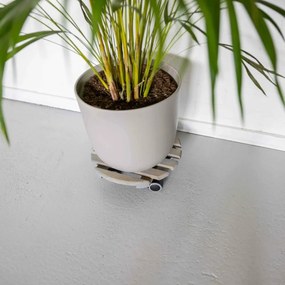 Bază mobilă pentru ghiveci din lemn ø 29 cm (înălțime 8 cm) Indoor – Esschert Design
