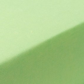 Cearşaf cu elastic jersey EXCLUSIVE de culoare verde măr pat dublu