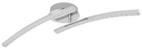 Plafoniera LED pentru baie design modern IP44 Jules crom 12W