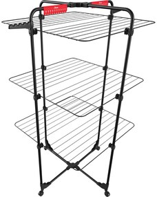 Uscător de rufe negru 30 m Mixer 3 – Vileda