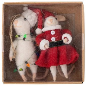 Ornamente de Crăciun 2 buc. din lână 13 cm Peo – Bloomingville