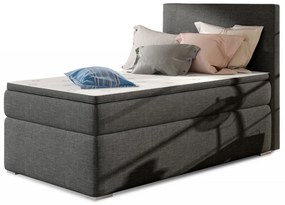 Pat boxspring Rocco pe stanga 90x200 cm Sawana 05