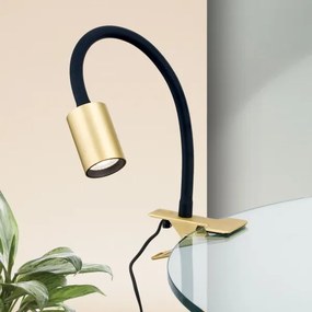 Lampă LED flexibilă de masă cu clemă Orion Str 10-489 KURT LED/5W/230V auriu