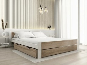 Cutie de depozitare sub pat 150 cm, stejar sonoma