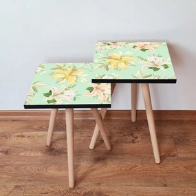 Set 2 Masute Auxiliare 2SHP168, MDF, Multicolor
