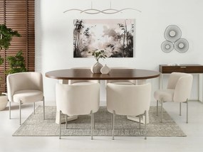 Scaun Charliez (crem + gri). 1110980