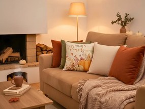 Fata de perna HELLO PUMPKINS 45x45 cm, bej