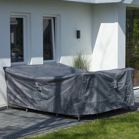 423671 Madison Husă set mobilier de exterior, gri, 205 x 100 x 70cm