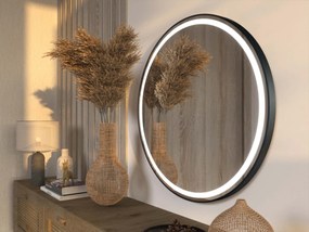 Oglindă LED cu ramă pentru baie C4