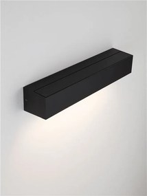 Aplica exterior neagra liniara 38cm IP65 LED CCT PRISMATIC