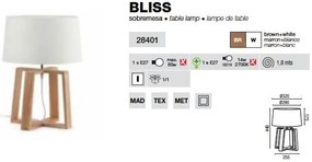 Veioza, lampa de masa Bliss 28401