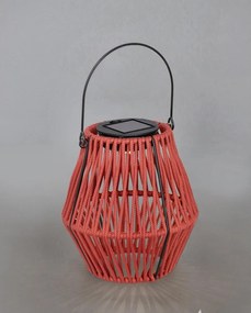 Felinar cu LED roșu solar (înălțime 17 cm) Juny – Yes Everyday