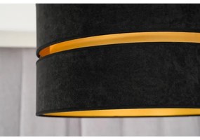 Plafonieră Duolla DUO 1xE27/40W/230V d. 40 cm negru/auriu