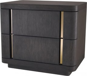 Masuta laterala design LUX Modesto cafeniu 113408 HZ