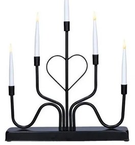 Solight 1V280 - Sfesnic LED de Crăciun, 5xLED/2xAA, alb cald