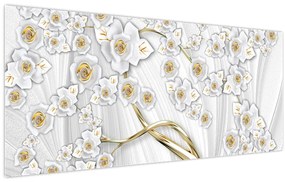 Tablou - Copac cu decor auriu (120x50 cm)