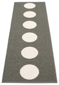 Covor tip traversă pentru interior și exterior gri închis 70x225 cm Vera Charcoal – Pappelina