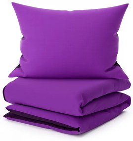 Lenjerie de pat din bumbac VIOLETTA mov Dimensiune lenjerie de pat: 70 x 90 cm | 140 x 200 cm