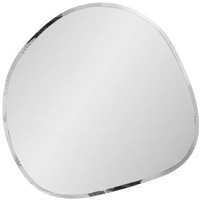 Oglindă de perete Devonport în formă organică, fațetată, 50x50 cm