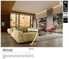 Lampadar LED de podea design modern Arcus