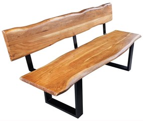 Banca design industrial vintage Mammut 160cm, salcam A-46153 VC