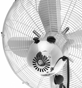 Ventilator de birou, 40 cm, Klausberg KB7538, otel, argintiu