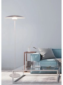 Lampadar alb LED cu abajur din metal (înălțime 140 cm) Lund – Candellux Lighting