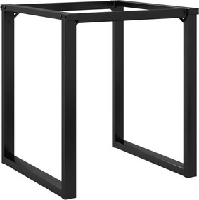 vidaXL Picioare Măsuță de cafea O-Frame 70x70x73 cm Oţel