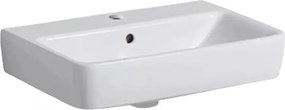Lavoar suspendat Geberit Selnova Compact alb cu orificiu baterie