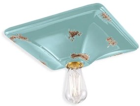 Plafoniera design retro realizata manual din ceramica VINTAGE, 31x31cm