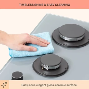 Firetale, plită cu gaz, 2 arzătoare, arzătoare din aluminiu, gaz natural/propan, inclusiv furtun și reductor de presiune