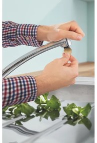 Baterie pentru chiuvetă GROHE BAUECO 31680000, crom lucios