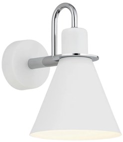 Aplica moderna design retro Beverly alb/crom