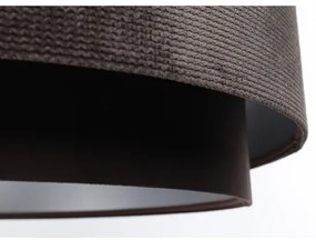 Lustră pe cablu DOBLO 1xE27/60W/230V d. 60 cm maro/argintiu