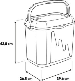 Geantă frigorifică Curver 33l verde-verde închis