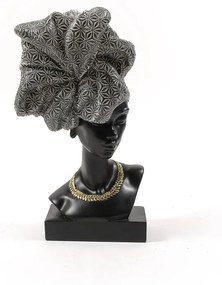 Statueta Perla d'Africa, Rasina, 21x17.5x28 cm