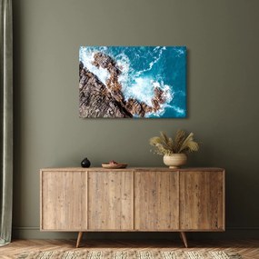 Tablou cu stânci și mare (90x60 cm)