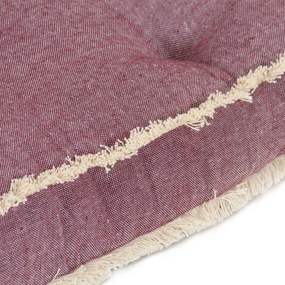 Perna pentru canapea paleti, rosu burgundia, 120x40x7 cm 1, burgundy red, Perna de spatar