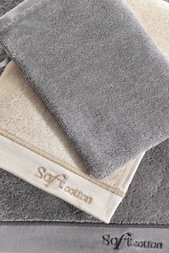 Prosop AURA 55x100 cm Gri / Grey