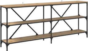 vidaXL Masă de consolă Stejar Artizanal 180 x 30 x 75 cm Lemn compozit