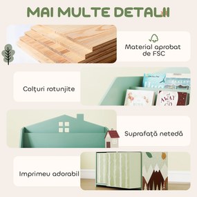 AIYAPLAY raft depozitare copii mobilier | Aosom Romania
