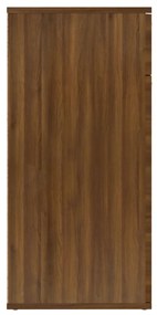 Servanta, stejar maro, 80x36x75 cm, lemn compozit 1, Stejar brun, 80 x 36 x 75 cm