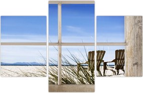 Tablou - Priveliște pe geam (90x60 cm)