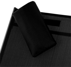 Sunwave Gartenliege punte leagăn șezlong Relax taupe negru