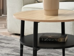 Măsuță de cafea Randolf S (sonoma + negru). 1111526