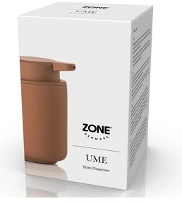 Dozator de săpun lichid portocaliu din gresie ceramică 250 ml Ume – Zone